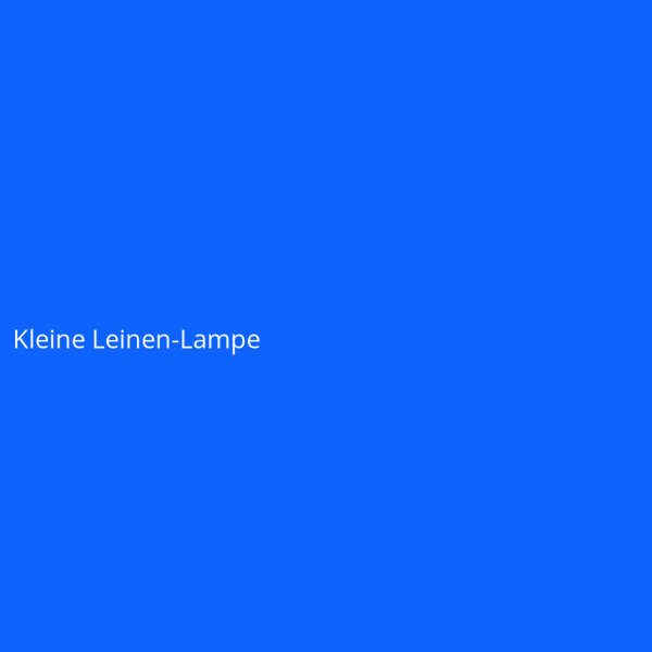 Kleine Leinen-Lampe