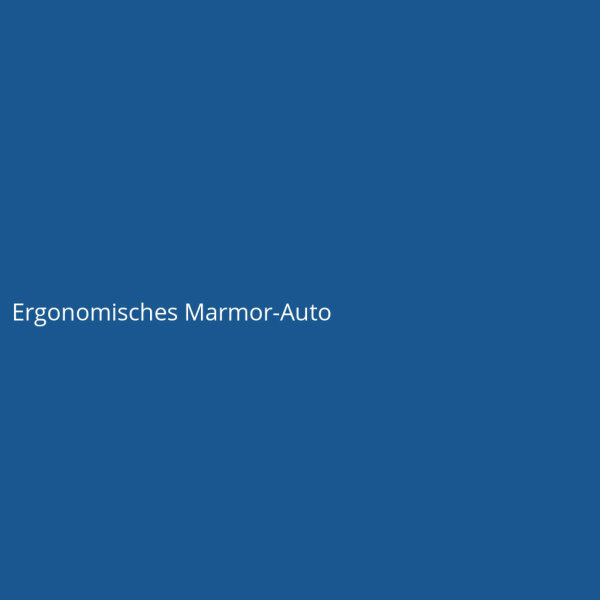 Ergonomisches Marmor-Auto