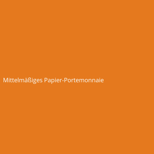 Mittelm&auml;&szlig;iges Papier-Portemonnaie