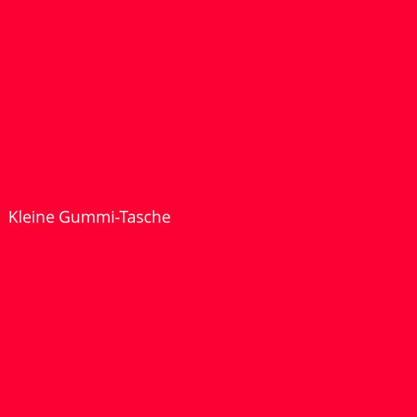 Kleine Gummi-Tasche