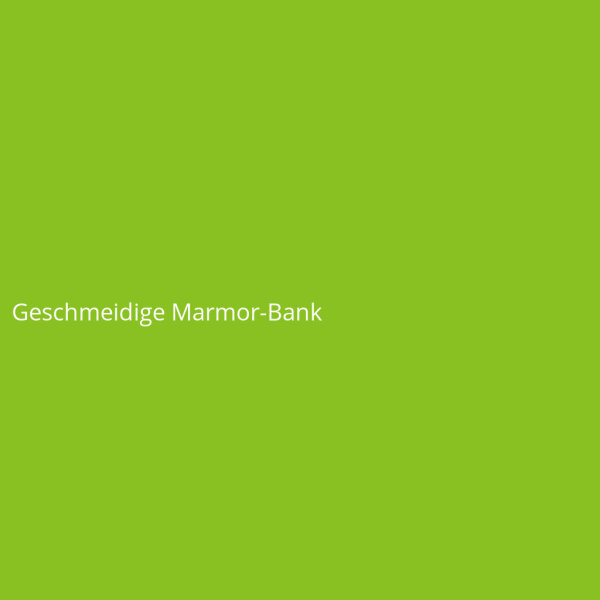 Geschmeidige Marmor-Bank