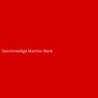 Geschmeidige Marmor-Bank