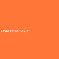Langlebige Leder-Tastatur