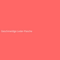 Geschmeidige Leder-Flasche