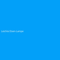 Leichte Eisen-Lampe